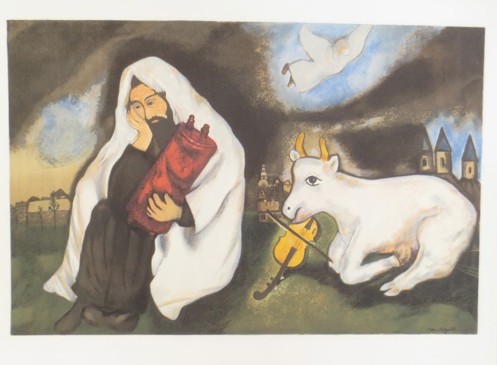 リトグラフ Chagall -  solitude