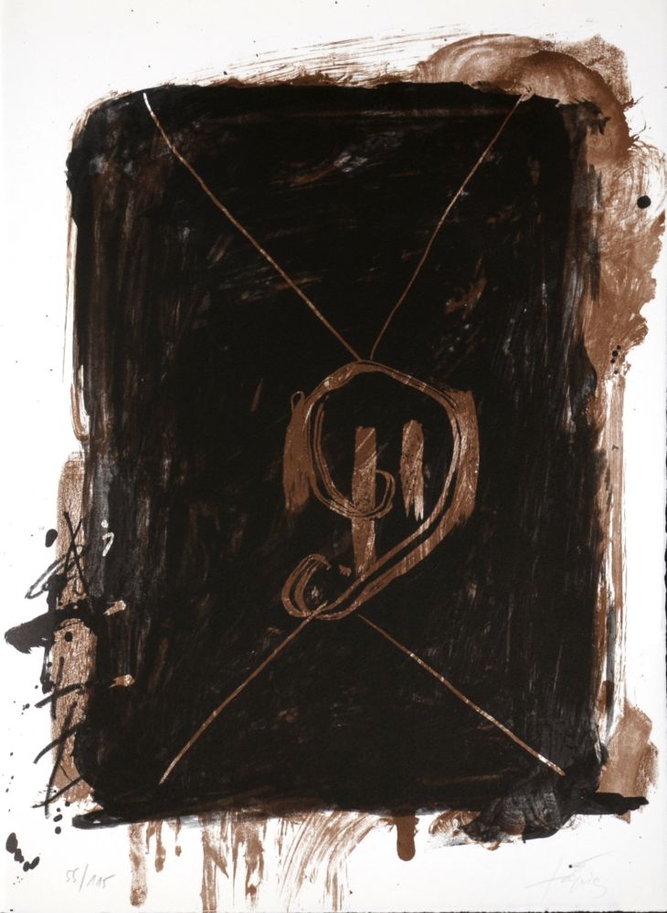 リトグラフ Tàpies - Sonnet VII, 1978 - Hands-signed