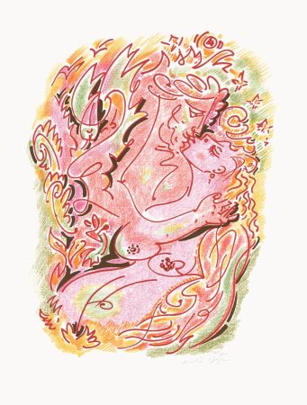 リトグラフ Masson - Sonnets Louise Labé