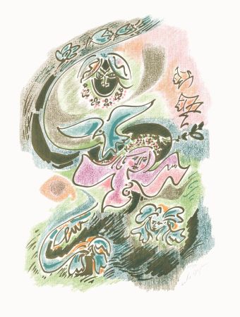 リトグラフ Masson - Sonnets Louise Labé