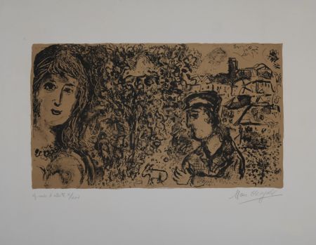 リトグラフ Chagall - Souvenance, 1969 - Hand-signed