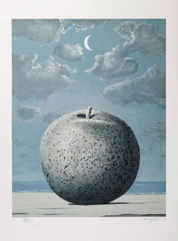 リトグラフ Magritte - Souvenir de Voyage