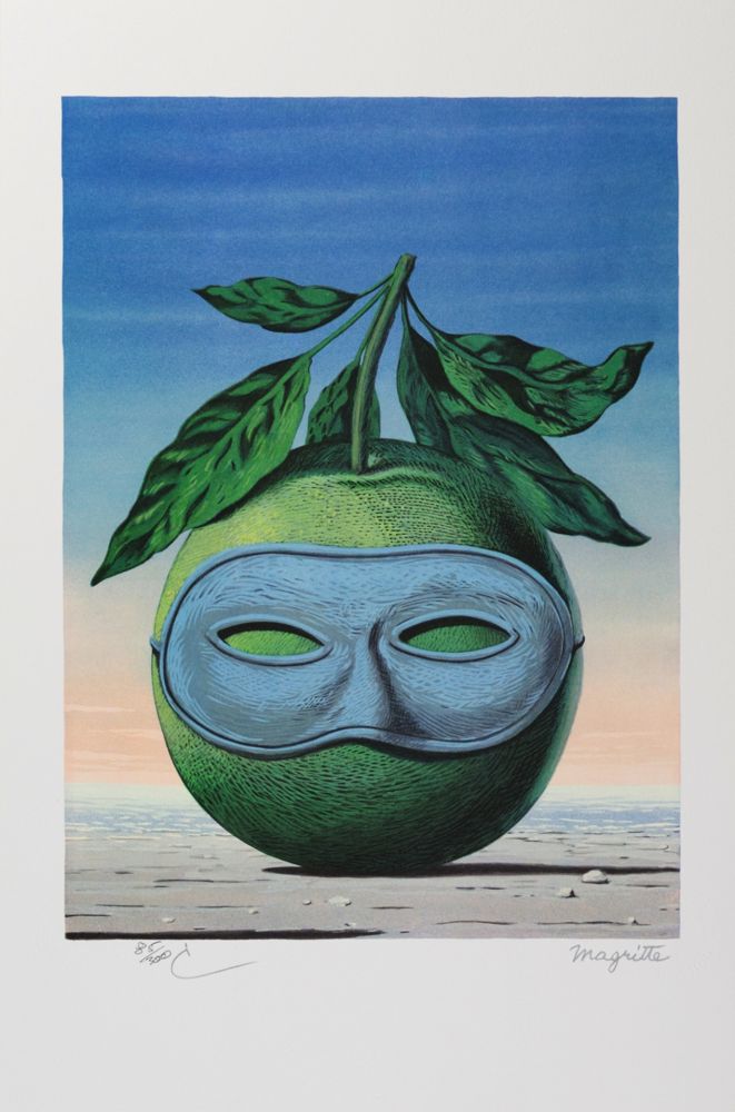 リトグラフ Magritte - Souvenir de Voyage (Memory of a Voyage)