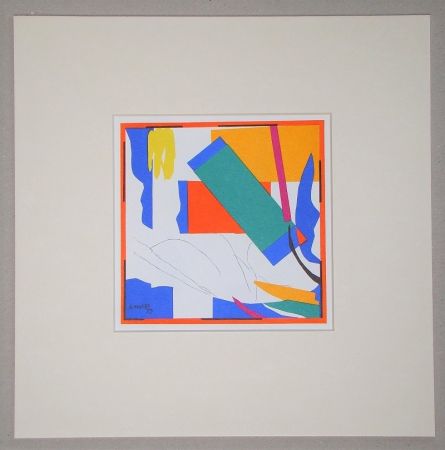 リトグラフ Matisse (After) - Souvenir d'Océanie - 1953