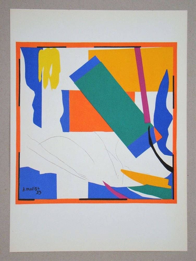 リトグラフ Matisse (After) - Souvenir d'Océanie, 1953