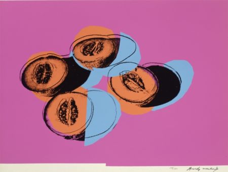 シルクスクリーン Warhol - Space Fruit: Cantaloupes II (FS II.198)