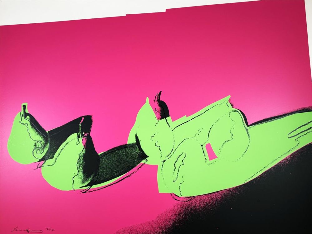 シルクスクリーン Warhol - Space Fruit: Pears, II.203 from the Space Fruit: Still Lifes Portfolio