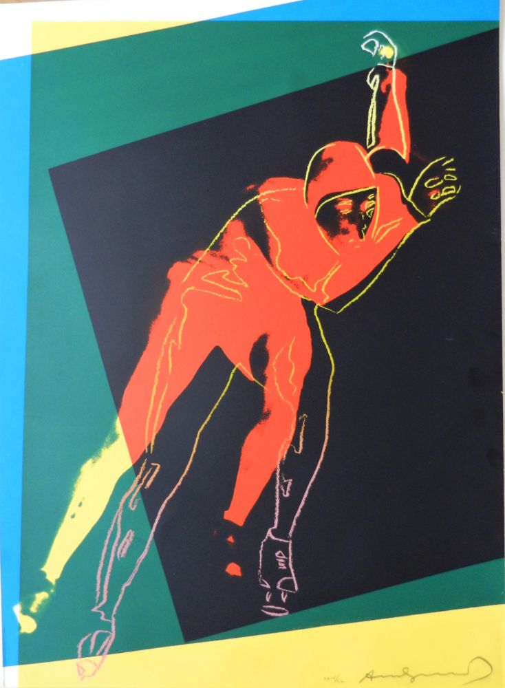 シルクスクリーン Warhol - Speed Skater
