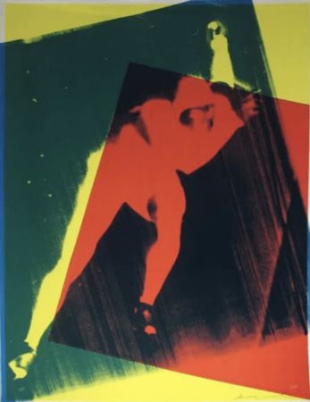 シルクスクリーン Warhol - Speed Skater 3 (from Art and Sports Portfolio)
