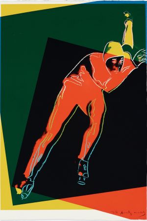 シルクスクリーン Warhol - Speed Skater (FS II.303) Trial Proof
