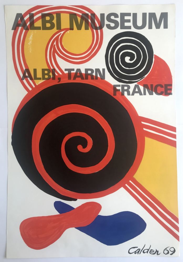 リトグラフ Calder - Spirals / Albi Museum