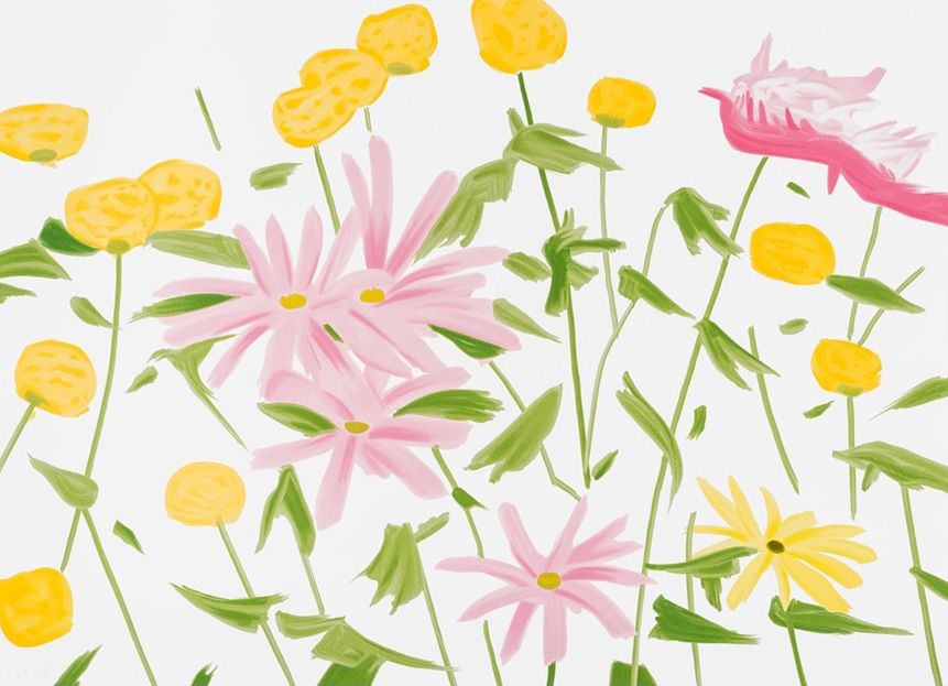 シルクスクリーン Katz - Spring Flowers