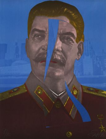 リトグラフ Erro - Staline in New York