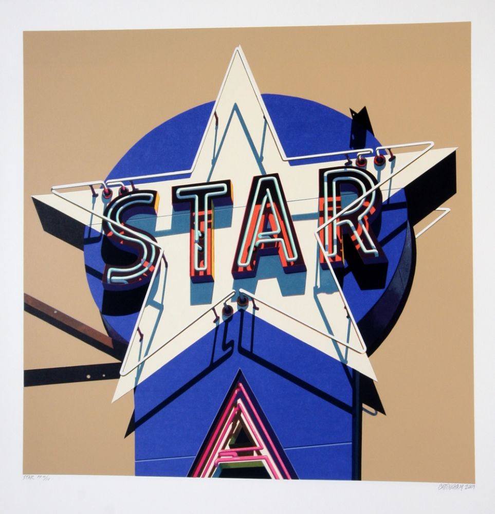 シルクスクリーン Cottingham - Star