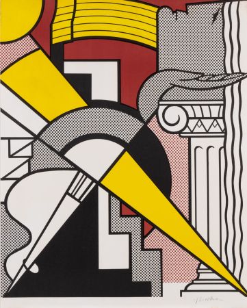 リトグラフ Lichtenstein - Stedelijk museum 