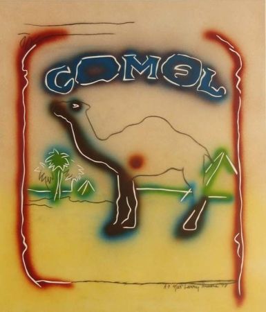 リトグラフ Rivers - Stencil Camel