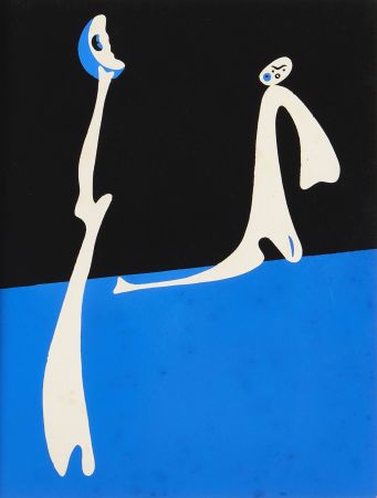 ステンシル Miró - Stencil for Cahiers d’art. 1-4. 9e année 1934. 