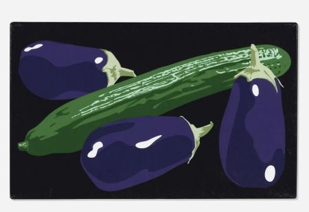 多数の Opie - Still Life with Aubergines and Cucumber