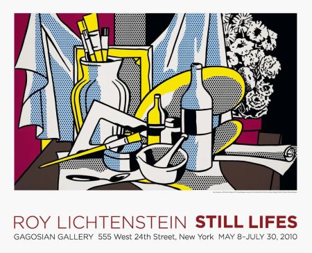 掲示 Lichtenstein - Still Life with Palette