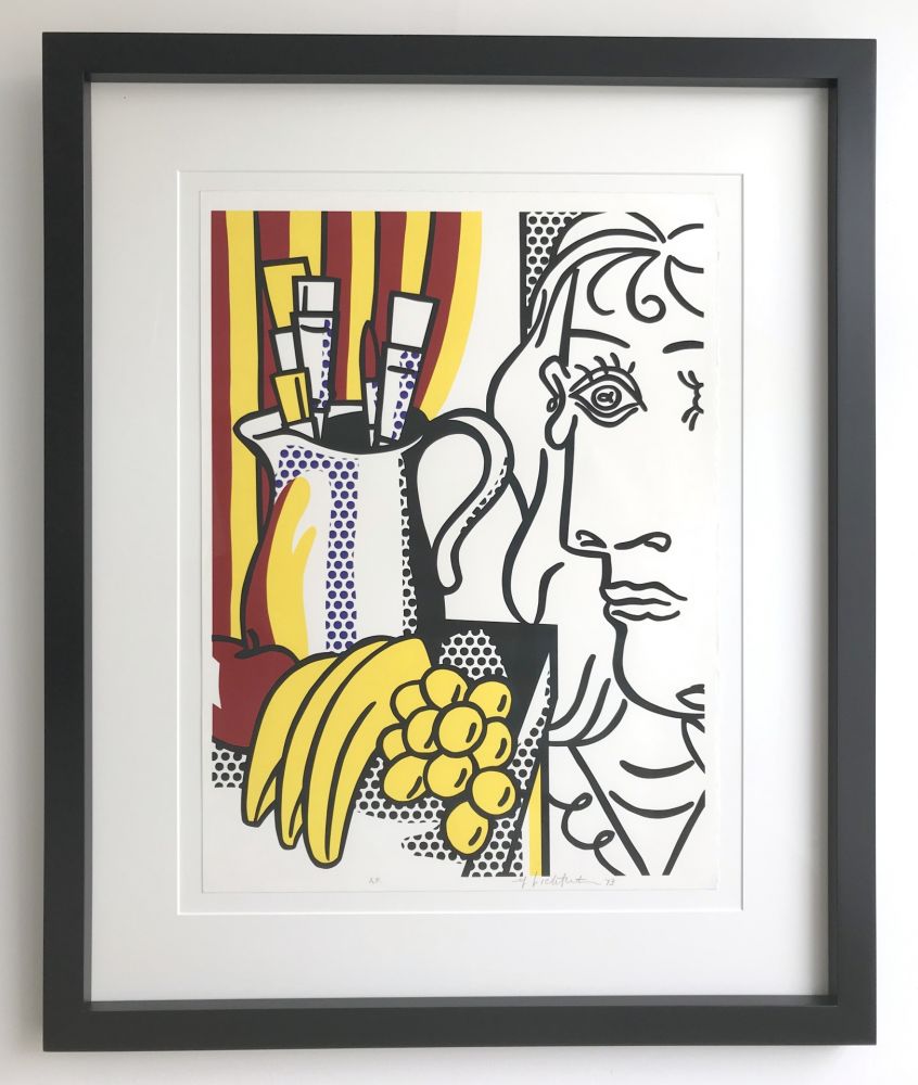 シルクスクリーン Lichtenstein - Still life with Picasso