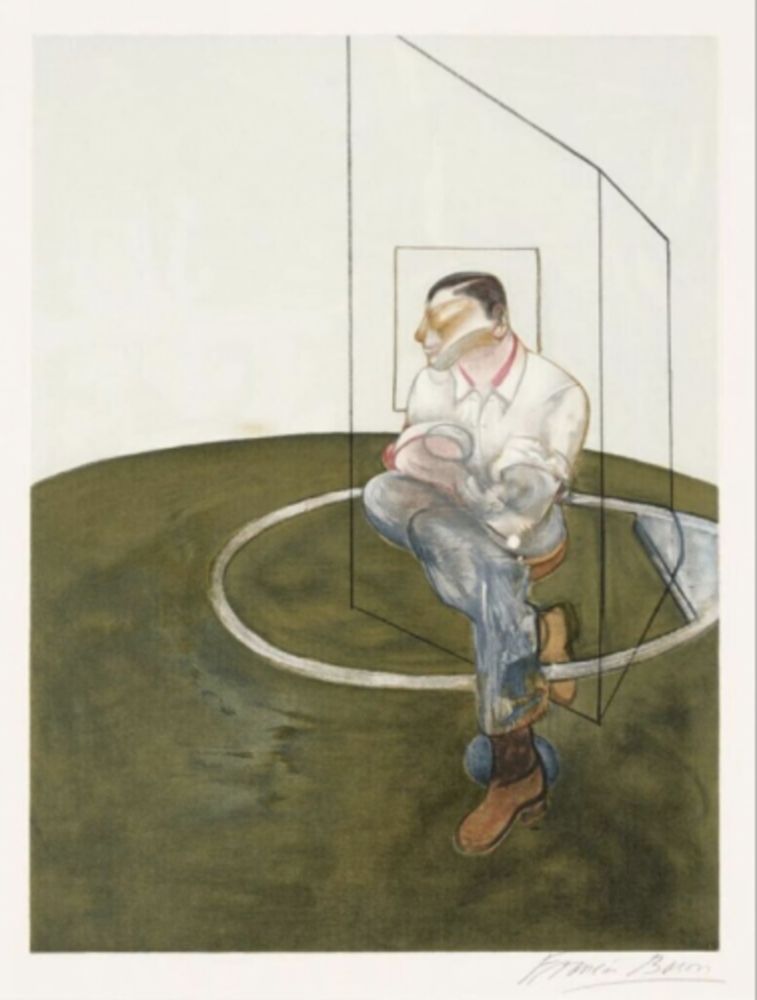 リトグラフ Bacon - Study for a Portrait of John Edwards