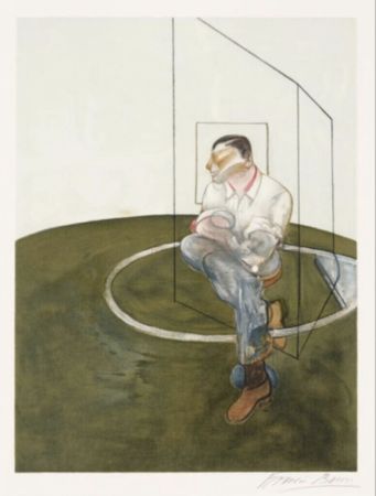 リトグラフ Bacon - Study for a Portrait of John Edwards