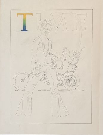 多数の Ramos - Study for Fonda: Sketch #1 (TIME)