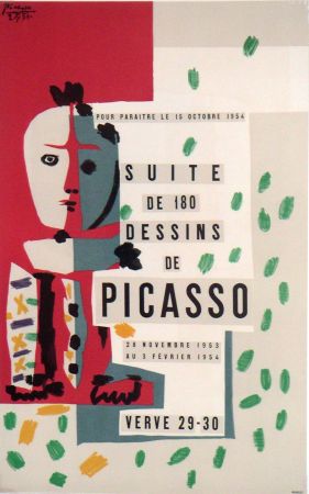 リトグラフ Picasso - Suite de 180 Dessins de Picasso