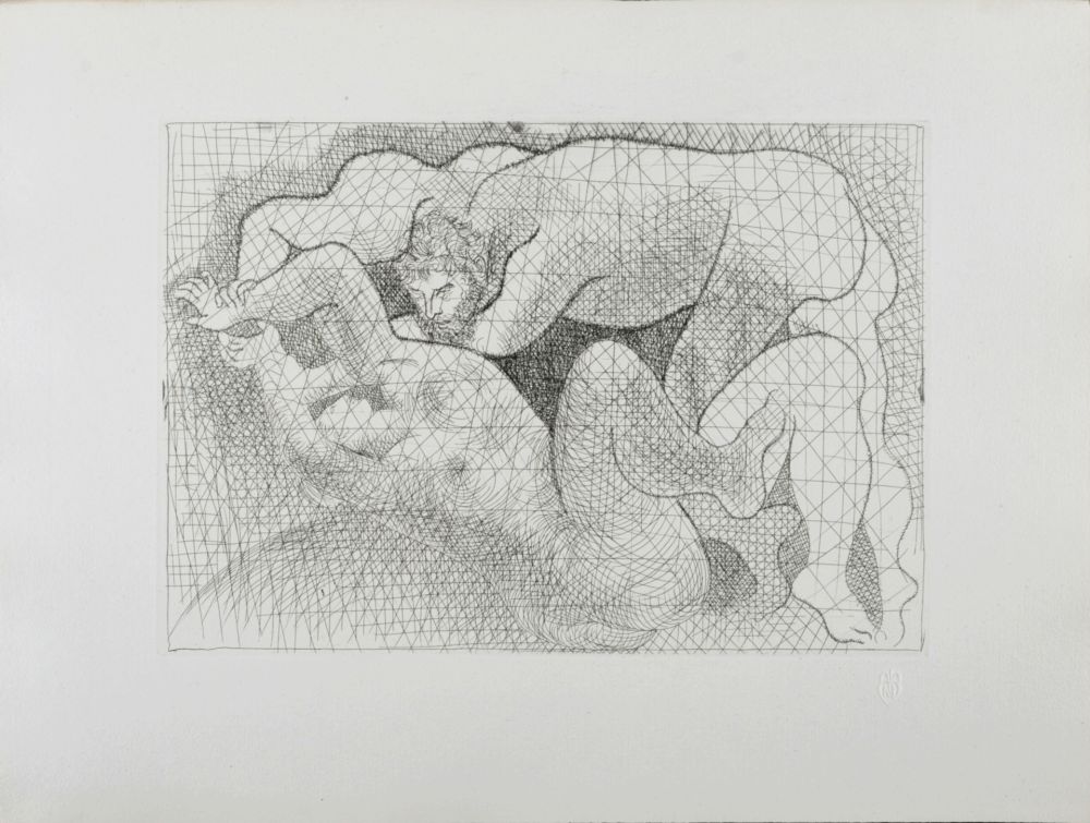エッチング Picasso - Suite Vollard : Le Viol, 1931