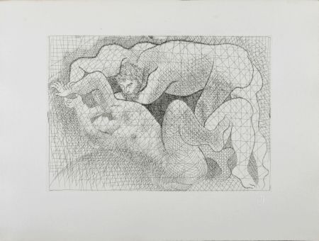 エッチング Picasso - Suite Vollard : Le Viol, 1931