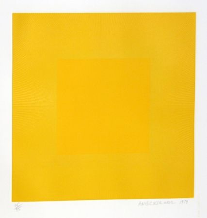 エッチングと　アクチアント Anuszkiewicz - Summer Suite (Yellow with Yellow)