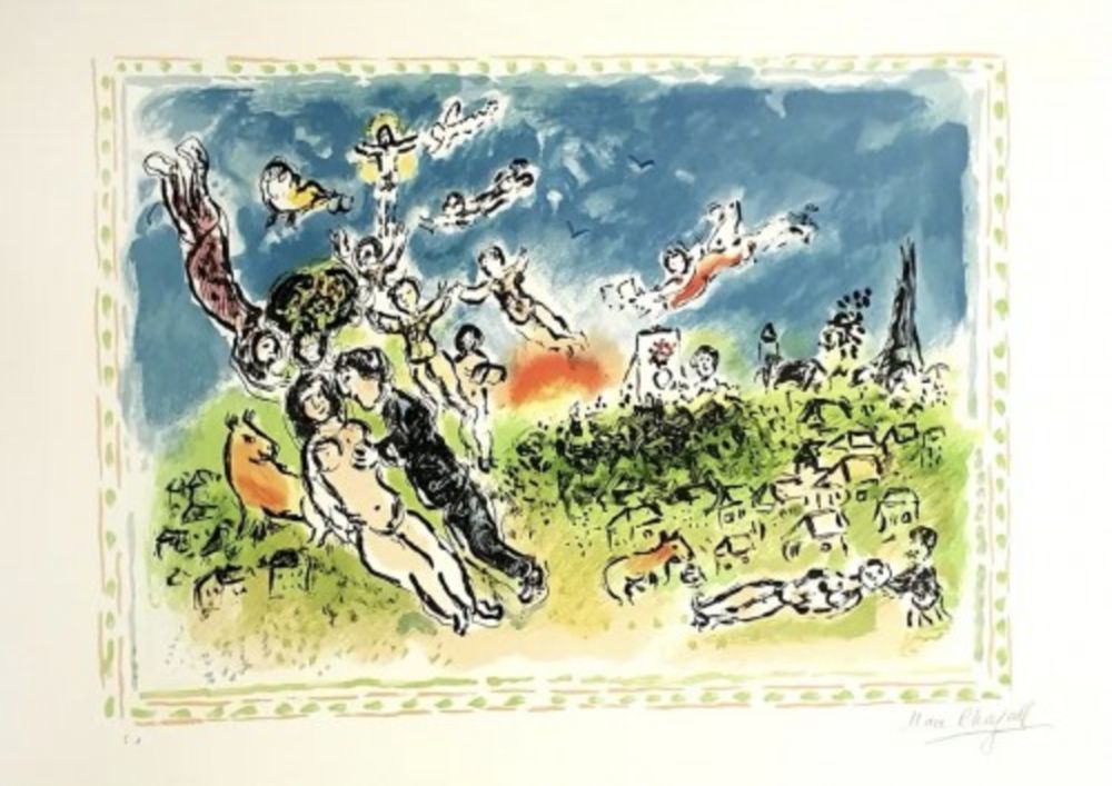 リトグラフ Chagall - Summer's Dream