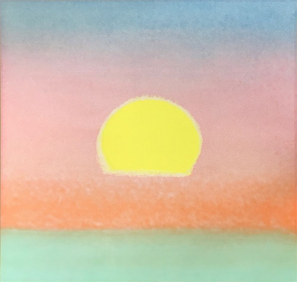 シルクスクリーン Warhol - Sunset (FS II.85) (Unique)