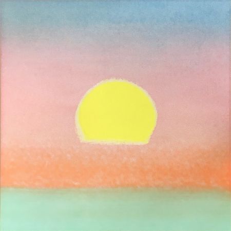 シルクスクリーン Warhol - Sunset (FS II.85) (Unique