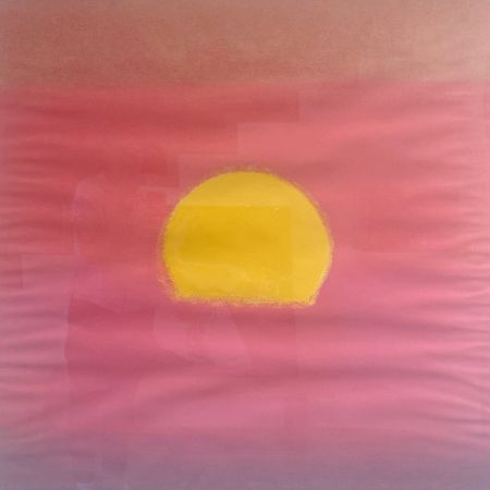シルクスクリーン Warhol - Sunset (Purple/Pink/Yellow)