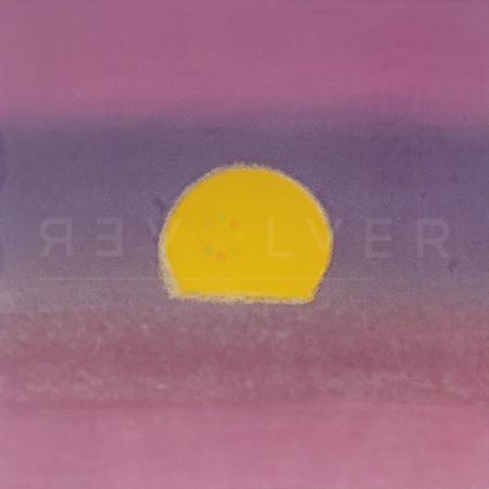 シルクスクリーン Warhol - Sunset (Unique) (Purple/ Pink)