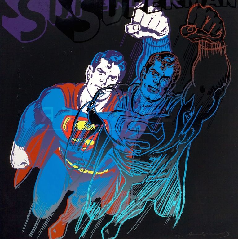 シルクスクリーン Warhol - Superman (FS II.260)
