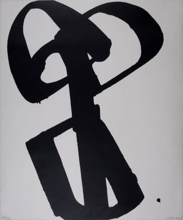 シルクスクリーン Soulages - Sérigraphie n°1 – 1973