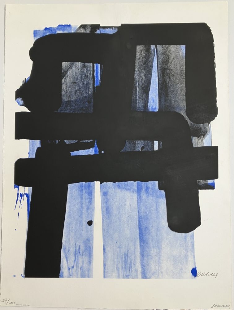 シルクスクリーン Soulages - Sérigraphie n°2, 1973