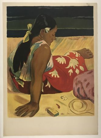 リトグラフ Gauguin - Tahitian Women