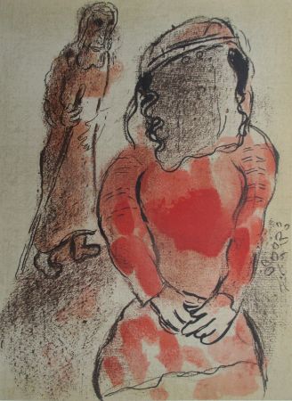 リトグラフ Chagall - Tamar Belle fille de Juda/ Tamar daughter in law of Juda