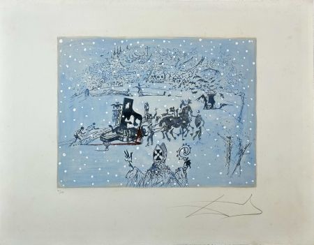 彫版 Dali -  Tauramachie Surrealiste The Piano In The Snow