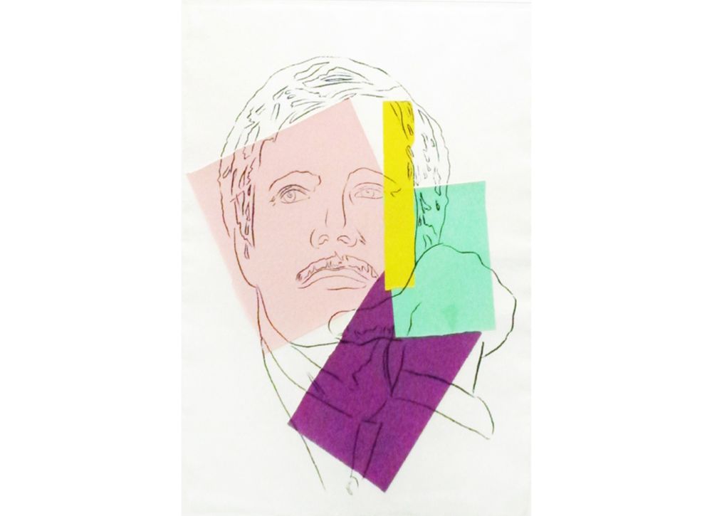 シルクスクリーン Warhol - Ted Turner