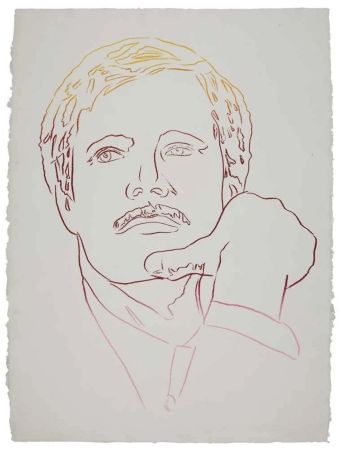 シルクスクリーン Warhol - Ted Turner