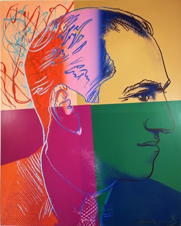 シルクスクリーン Warhol - Ten Portraits of Jews of the Twentieth Century: George Gershwin II.231