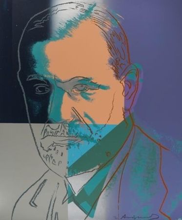 シルクスクリーン Warhol - Ten Portraits of Jews of the Twentieth Century: Sigmund Freud
