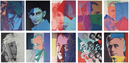 シルクスクリーン Warhol - Ten Portraits of Jews of the Twentieth Century Trial Proof (Full Suite)