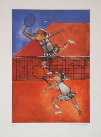 エッチング Boulanger - Tennis