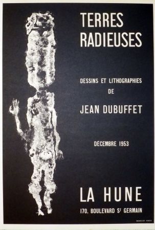リトグラフ Dubuffet - Terre radieuse, la hune