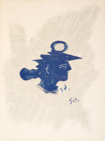 リトグラフ Braque - Tete Grecque